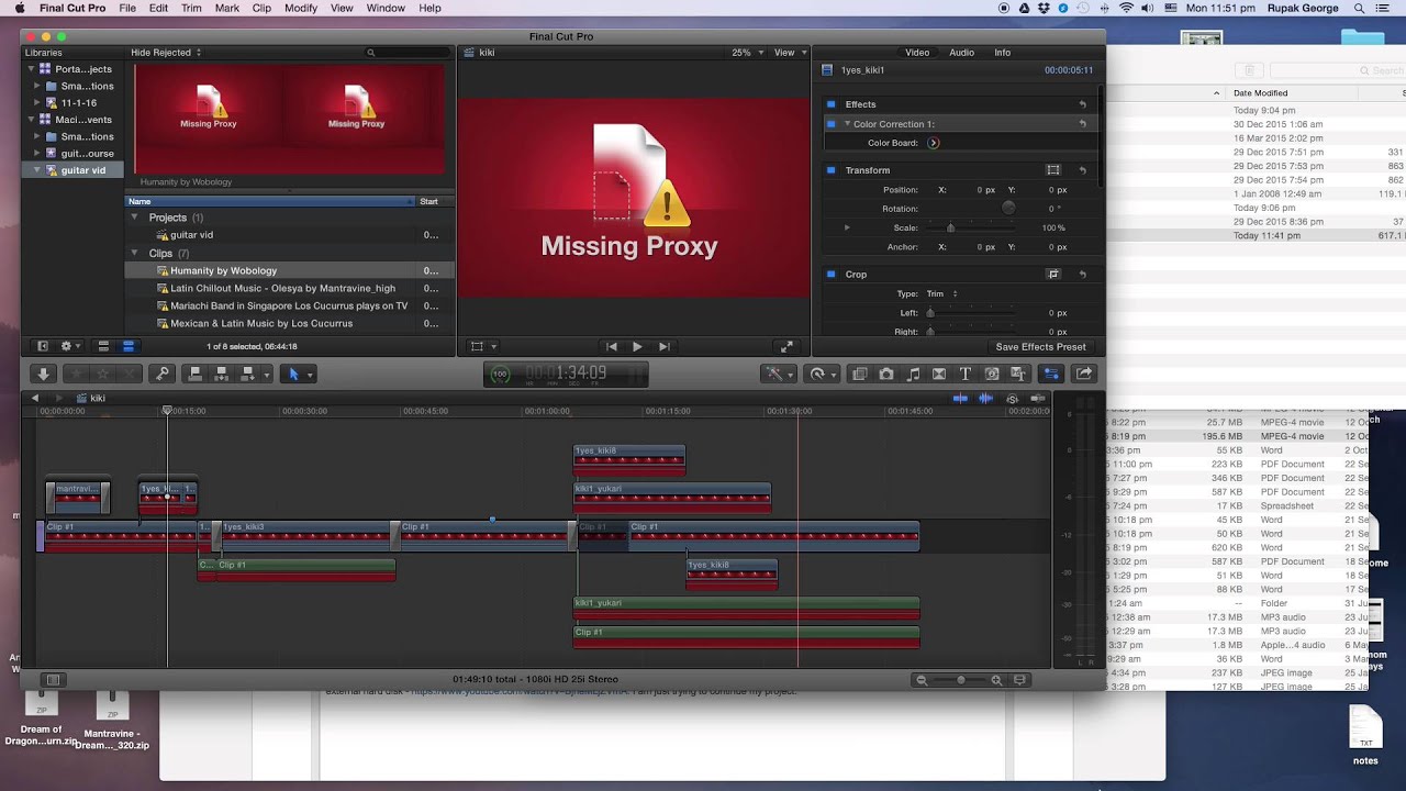 how can i relink my final cut pro x project and event files? ANSWER in ...