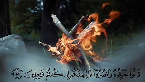 قلنا يا نار كوني بردا وسلاما على إبراهيم تلاوة مؤثرة