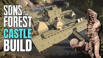 Building the ULTIMATE Stone Castle Mega Base in Sons of the Forest