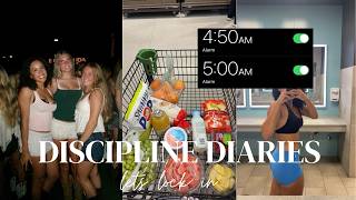 BUILDING DISCIPLINE | waking up a 5am everyday + productive mornings + workout split + line dancing