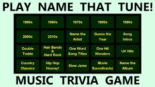 Name That Tune Music Trivia Game #32
