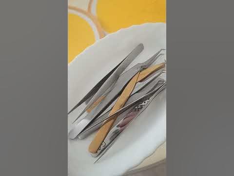 Дезинфекция пинцетов - YouTube