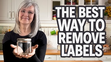Quick And Easy Way To Remove Labels From Glass Jars And Bottles