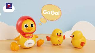 hahaland Musical Mother Duck and Ducklings Toy #babytoys  #crawling  #tummytime