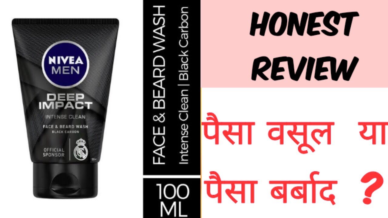 Nivea men deep impact face wash review YouTube