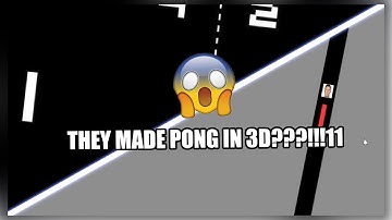 I Made Pong in Unity, but its 3D and in First Person