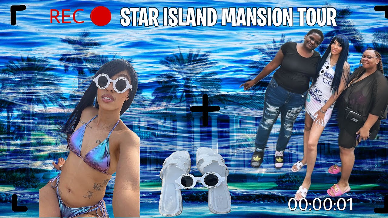 Boat/Mansion Tour on STAR ISLAND 🌴 in Miami 😍