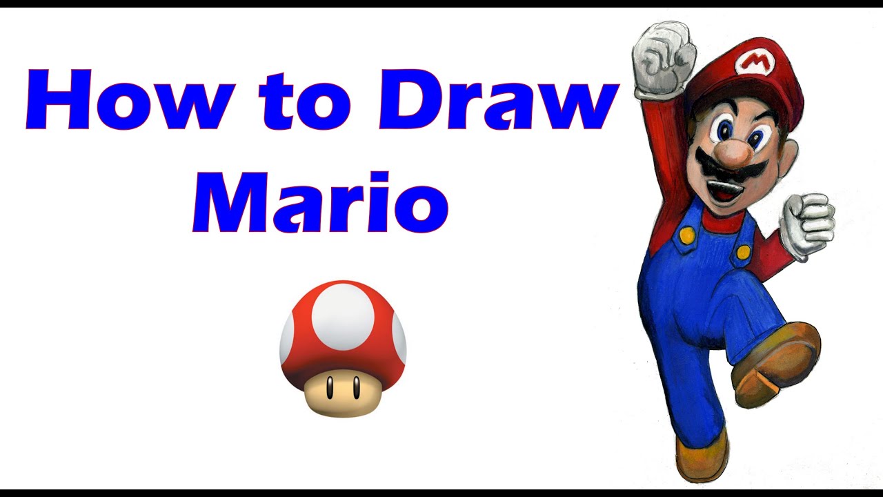 How to Draw Mario w/ Step by Step