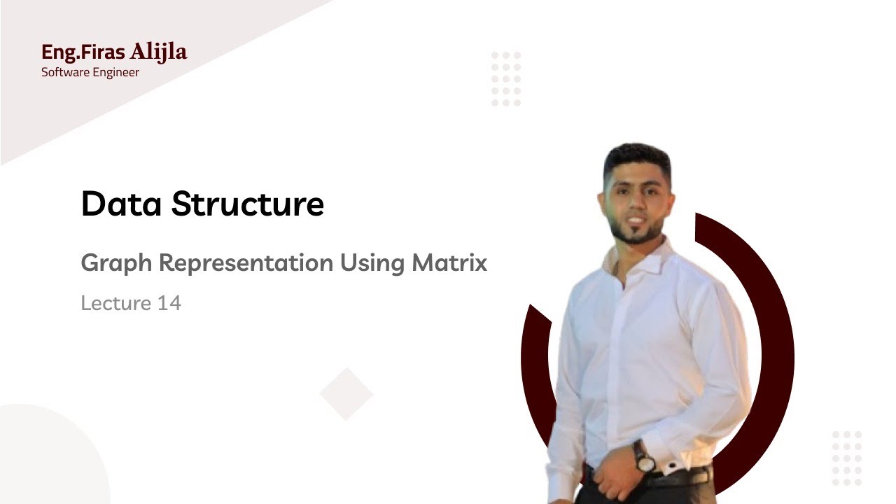 Lecture 14 – Data Structures – Graph Representation Using Matrix - YouTube
