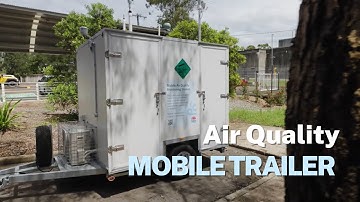 Air quality mobile trailer