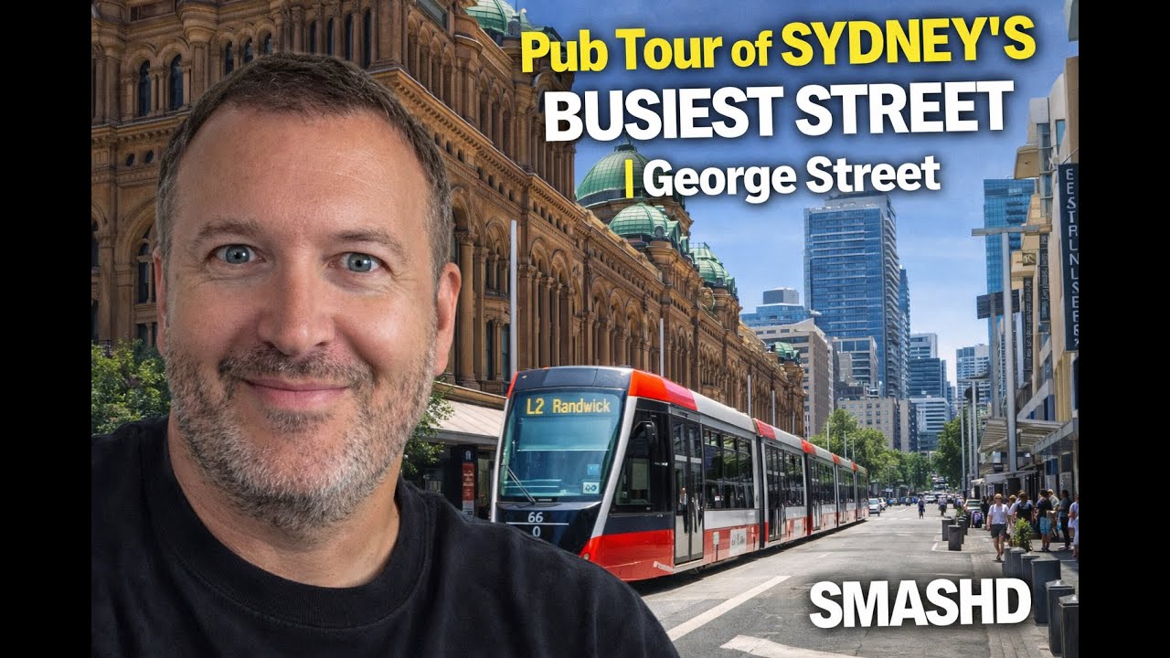 SMASHD: EXPLORING THE PUBS ON SYDNEY'S BUSIEST STREET 🍺 | Sydney CBD Biggest Pub Tour!