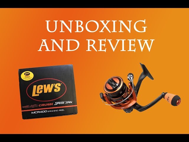 Lew's Mach Crush Speed Spin Unboxing and Review 4K 