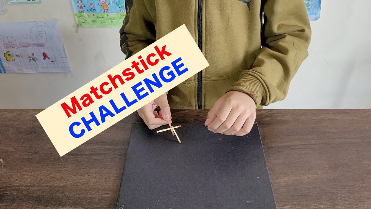 MatchStick  Challenge | Puzzling matchstick riddle | 5 minute craft | 