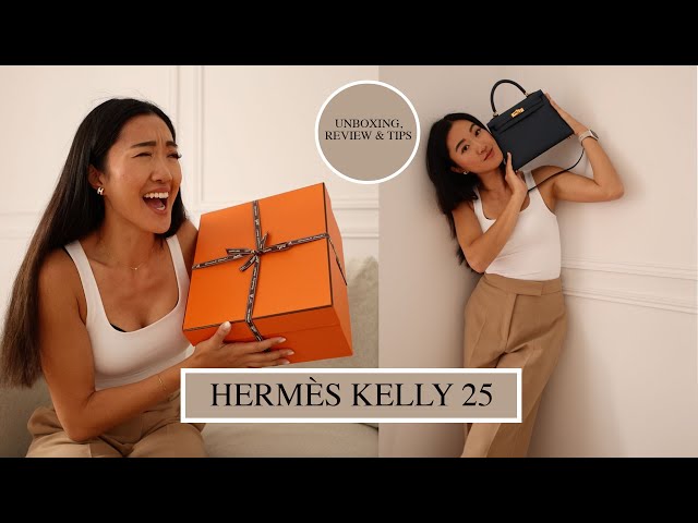 Hermès Kelly Depeches 25 Pouch Unboxing (Galop d'Hermes Leather