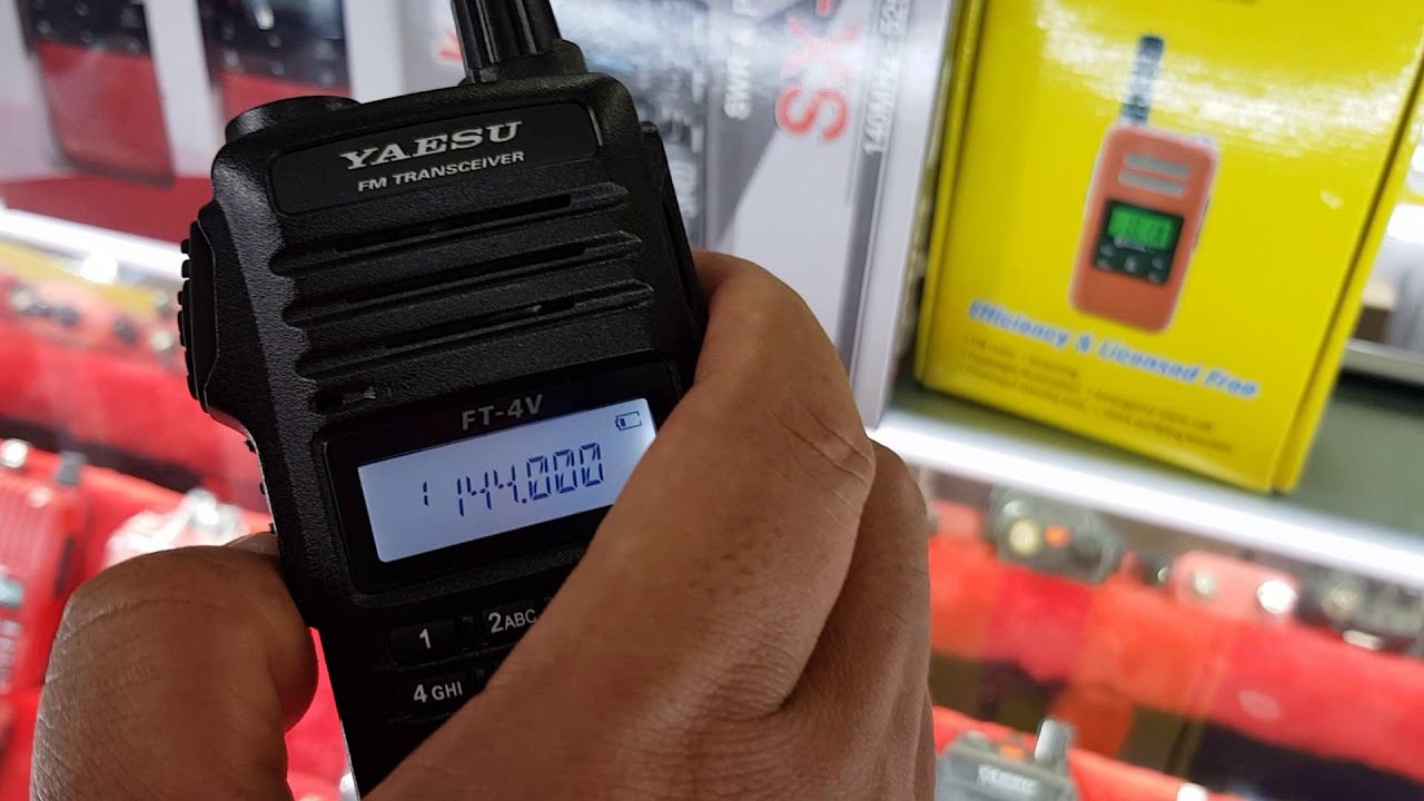 วิธีลบช่อง Yaesu FT4V