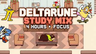 Deltarune, But You Need To Study | 4 Hours Of Music & Rain Ambience screenshot 3