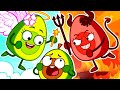 Angel vs Demon Family 😇😈 + More Funny Stories by Pit &amp; Penny Learn &amp; Grow 🌈