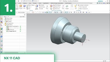 Turning Workpiece, Revolve method- Siemens NX 11