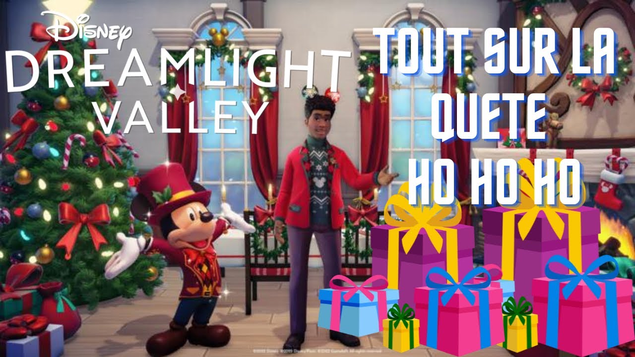 DISNEY DREAMLIGHT VALLEY : Quand et comment réussir la quetes de Noël HO HO HO �� - YouTube