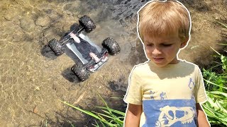 My RC Truck Goes For a Swim...