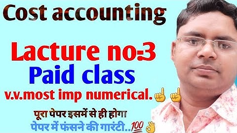 cost accounting for Bcom 3rd semester | computation of machine hour rate numerical 6,7,8