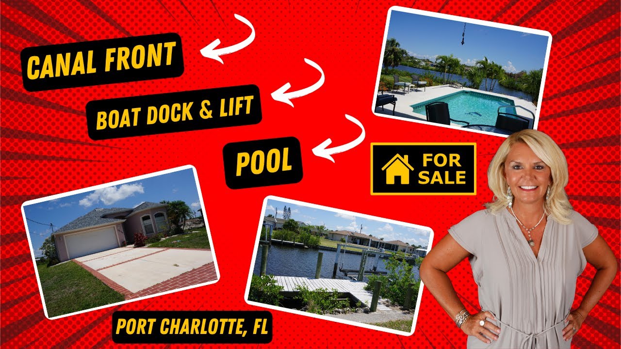 Canal Front Home For Sale 18146 Avonsdale Cir, Port Charlotte, FL