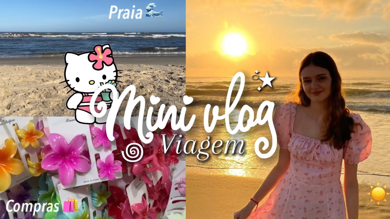 ☀️Mini Vlog- viagem, praia, compras... 🌊