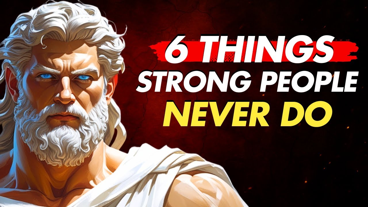 6 вещей, которые никогда не делают сильные духом люди — Стоицизм