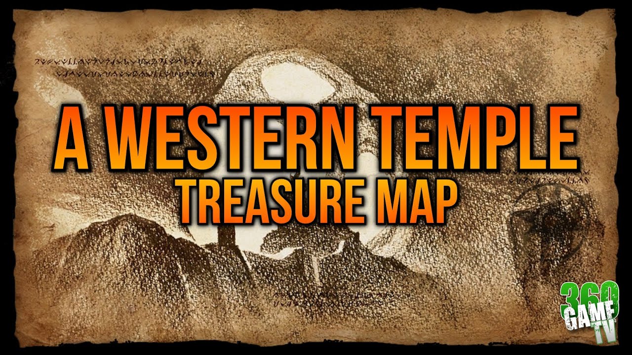 A Western Temple Treasure Map Guide / Location / Tutorial / Solution / Walkthrough - Atlas Fallen