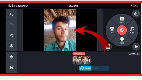 How to Blur effect Apply your video in kinemaster
