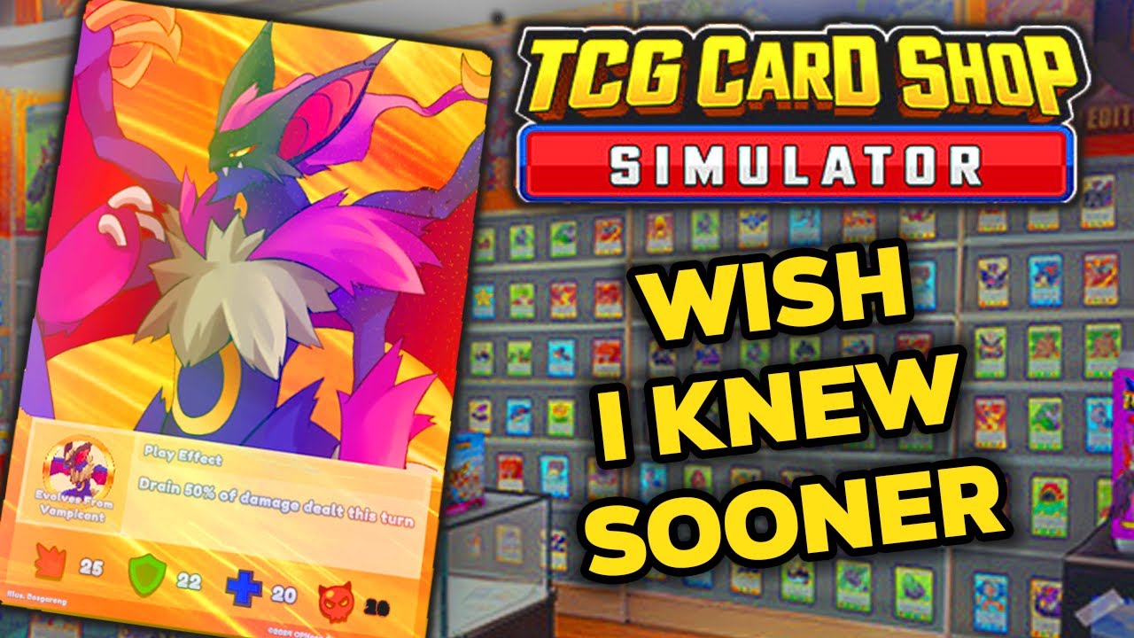 TCG Card Shop Simulator - Wish I Knew Sooner | Tips, Tricks, & Game Knowledge for New Players TCG Card Shop Simulator - Wish I Knew Sooner | Tips, Tricks, & Game Knowledge for New Players
