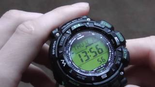 часы Casio PRG 240 1BER КАСИО оригинал япония(Канал о Часах .Всё о часах. All about watches. Обзор моделей Casio , Casio G-SHOCK , Casio EDIFICE , Casio PRO-TREK : как правильно настроить..., 2017-01-02T16:34:57.000Z)