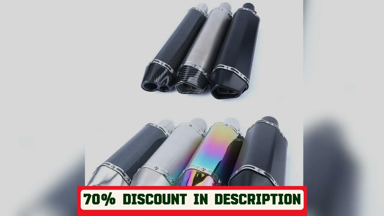 A must-have product! 370mm and 470mm Motorcycle Exhaust Pipe Muffler Silencer Escape Moto  DB Kill