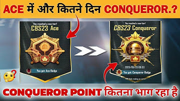 🇮🇳 DAY 7❗ACE M CONQUEROR KB TAK❓MINIMUM CONQUEROR POINT❓ SOLO DUO 🎯