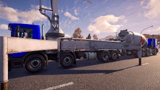 Construction Simulator 🚧 Pouring concrete w Scania P500 B8X2*6NA/S 43 SX III Guide