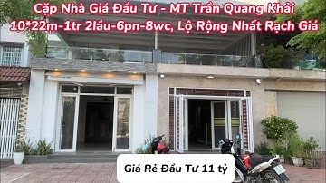 Bán Cặp Nhà Đẹp MT Trần Quang Khải-Gần Quảng Trường Biển, Siêu Thị Nguyễn Kim, Gần Phú Cường