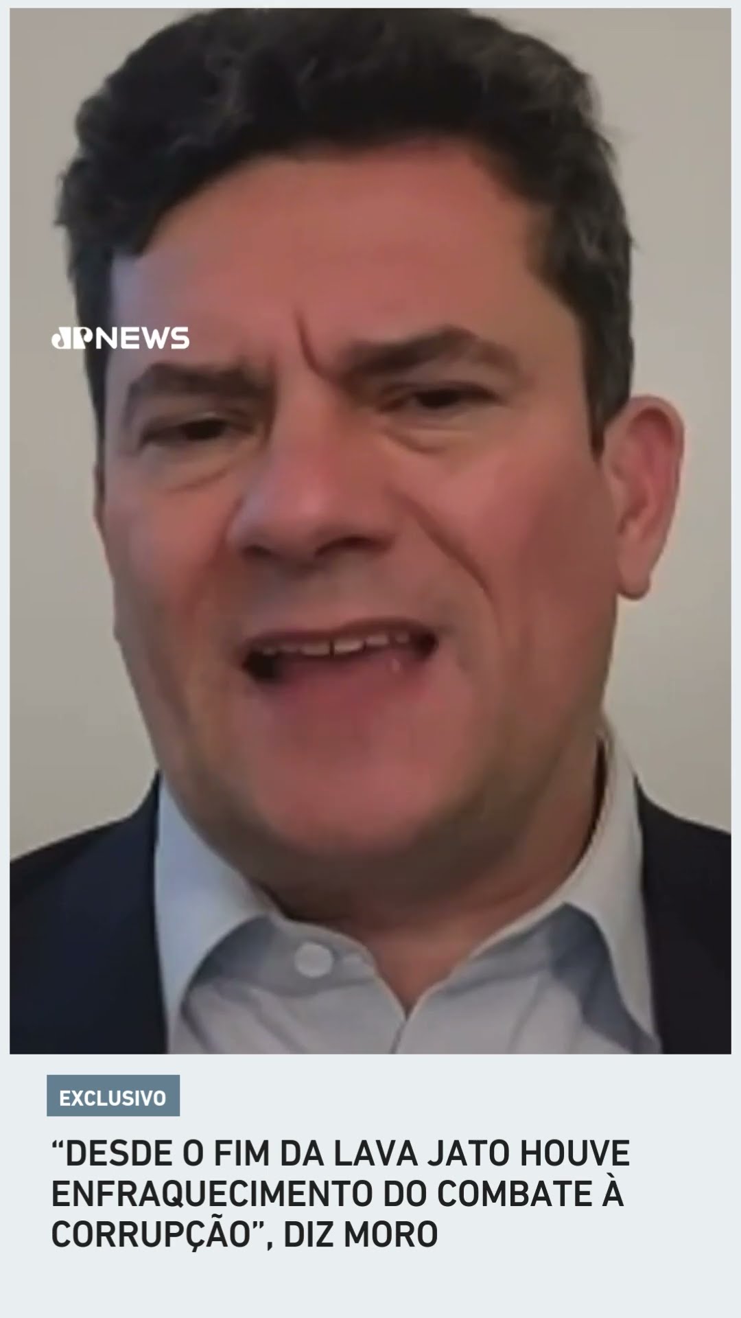 “Desde o fim da Lava Jato houve enfraquecimento do combate à corrupção”, diz Moro #shorts