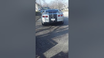 2013 Camaro 2lt RS package muffler delete.
