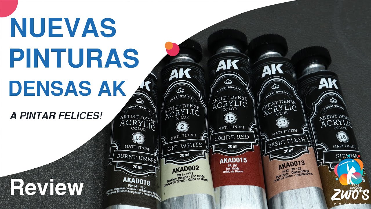 ✨ Por fin, Los NUEVOS Acrílicos Densos de AK|| Pintar Miniaturas
