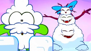 Las Historias de Om Nom ❄️⛄ Batalla de Bolas de Nieve 🔥 Dibujos Animados para niños en Español