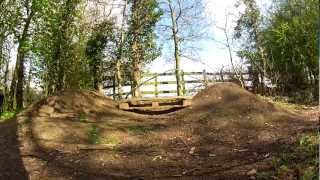 BMX - Dirt jumping the local track.