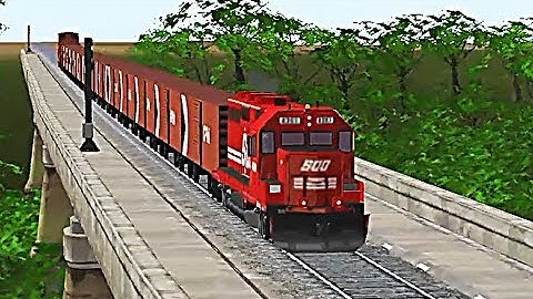 Train Sim - India Using EMD GP30C-2 - Simulasi Kereta Api