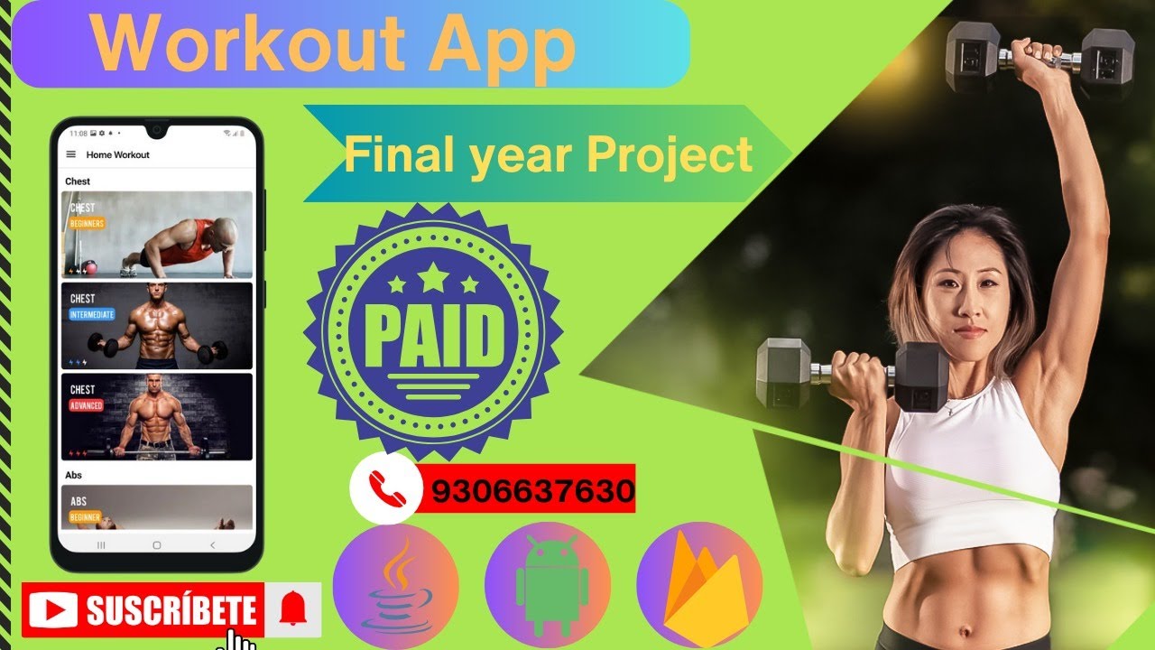Fitness Workout Android App Source Code - YouTube