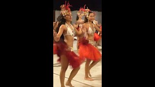 Tahitian Dancers in Bora Bora - Tahiti Dance Part 3/9 #shorts #travel