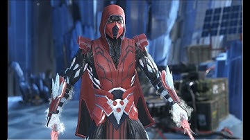 Injustice 2 Lvl 20 Sub-Zero "Ermac" Gear Loadout Gameplay & Shader