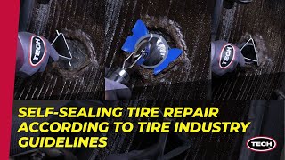 Self-Sealing Tire Repair According to Tire Industry Guidelines - See the Process & Required Steps