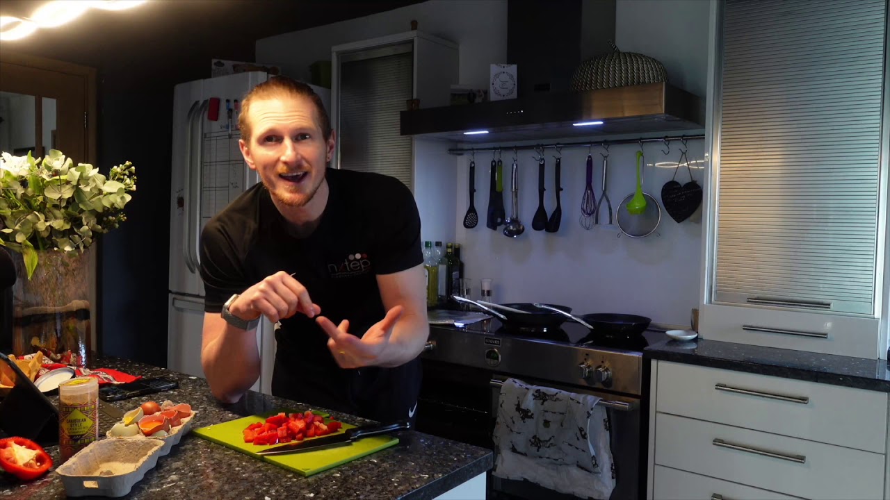 Nxtep Breakstep Sunday Kitchen LIVE Ep 2 (Protein Breakfast Burritos)