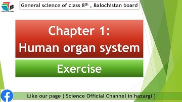 Class 8 science chapter 1 human organ system exercise,