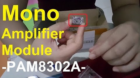 PAM8302A Mono Amp for GBA Sound Mod