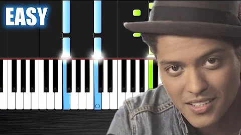 Bruno Mars - Just The Way You Are - EASY Piano Tutorial by PlutaX - Synthesia